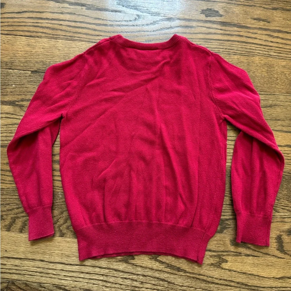 Children’s Place red argyle sweater, size 5/6